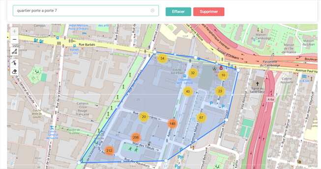 Cartographie et segmentation électorale dans Digitalebox pour préparer une campagne législative